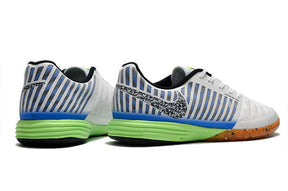 Chuteira Nike Lunar Gato Futsal - Branco/Azul/Verde