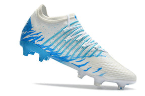Chuteira Puma Future Z 1.4 Campo FG/AG - Branco/Azul