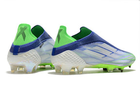 Chuteira Adidas Speedfow+ FG - Azul/Verde/Branco