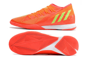 Chuteira Adidas Predator Edge.3 Futsal IC - Laranja/Verde