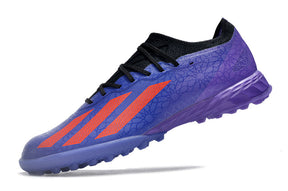 Chuteira Adidas X CrazyFast.1 Society TF - Roxo/Laranja