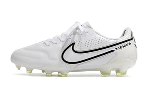 Chuteira Nike Tiempo 9 Elite Campo FG - Branco/Preto