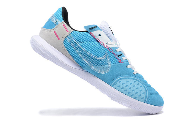 Chuteira Nike Street Gato Futsal IC - Azul/Branco