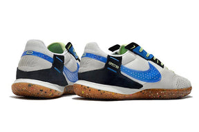Chuteira Nike Street Gato Futsal IC - Branco/Azul