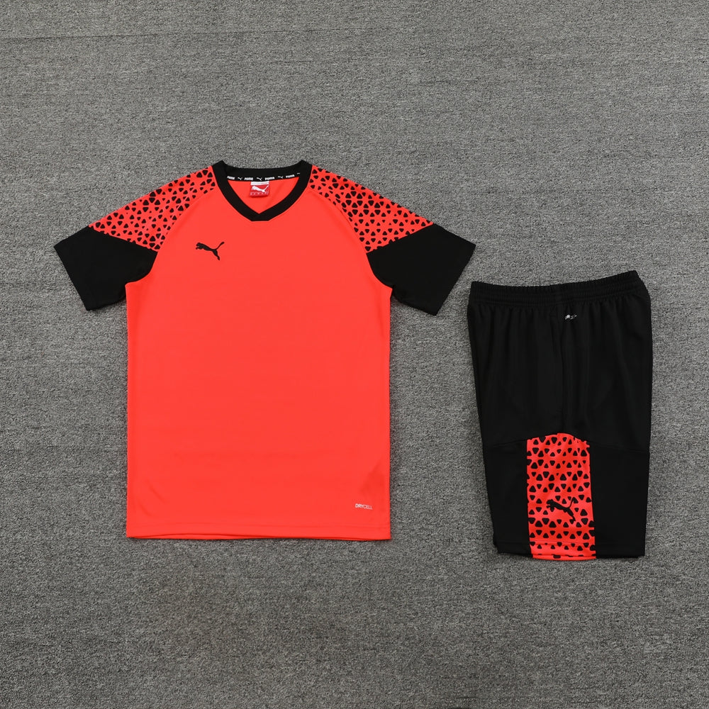Conjunto Puma Camisa e Bermuda Laranja
