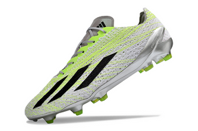 Chuteira Adidas X CrazyFast+ Strung FG - Cinza/Verde