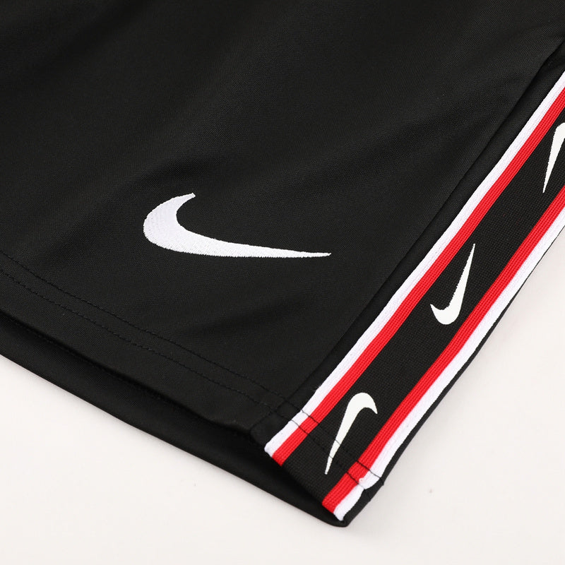 Conjunto Nike Repeat Masculino Bermuda e Camisa Masculina Vermelho e Preto