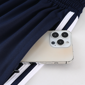 Conjunto Adidas Masculino Bermuda e Camisa Azul Marinho
