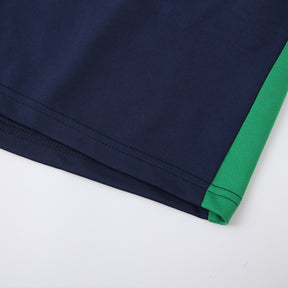 Conjunto Puma Masculino Camisa e Bermuda Azul Marinho e Verde