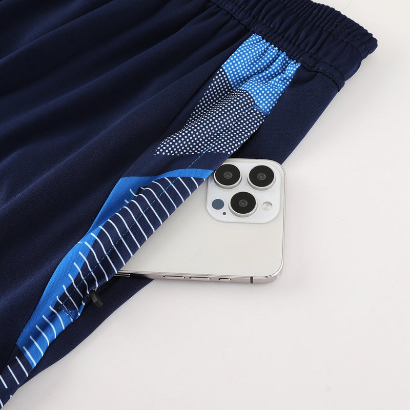 Conjunto Adidas Masculino Bermuda e Camisa Azul