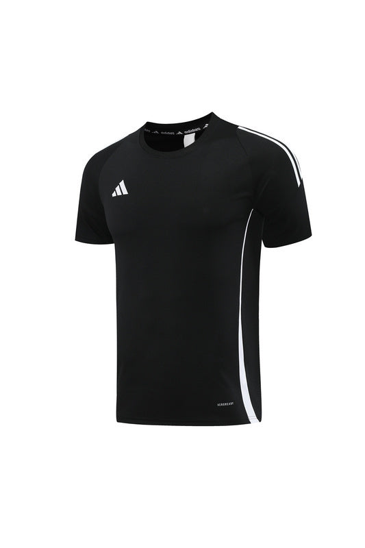 Conjunto Adidas Climacool Masculino - Bermuda e Camisa Preto Com Branco