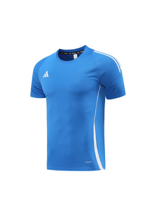 Conjunto Adidas Climacool Masculino - Bermuda e Camisa Azul Claro Com Branco