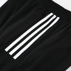 Conjunto Adidas Masculino Bermuda e Camisa Preta e Branca