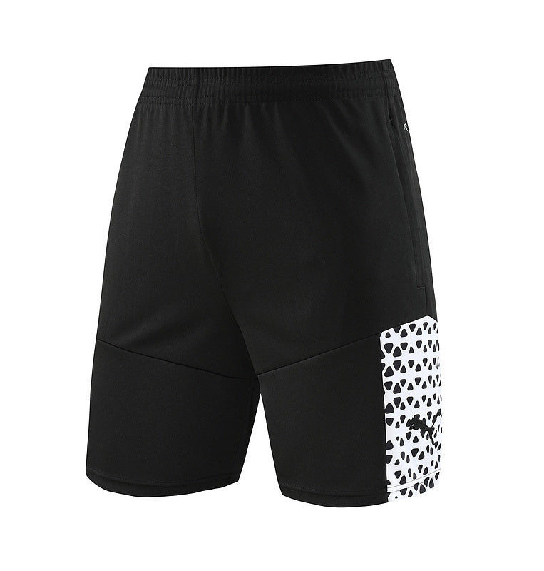 Conjunto Puma Masculino Camisa e Bermuda Preto e Branco