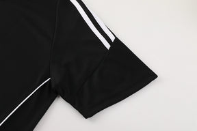 Conjunto Adidas Climacool Masculino - Bermuda e Camisa Preto Com Branco