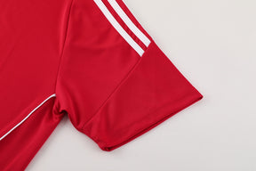 Conjunto Adidas Climacool Masculino - Bermuda Preta e Camisa Vermelha