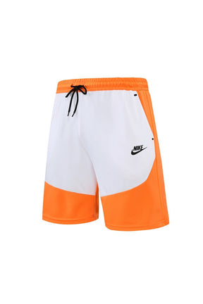 Conjunto Nike Masculino Camisa e Bermuda Laranja e Branco
