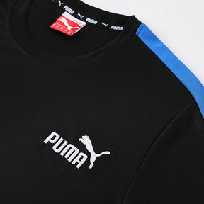 Conjunto Puma Masculino Camisa e Bermuda Preta e Azul