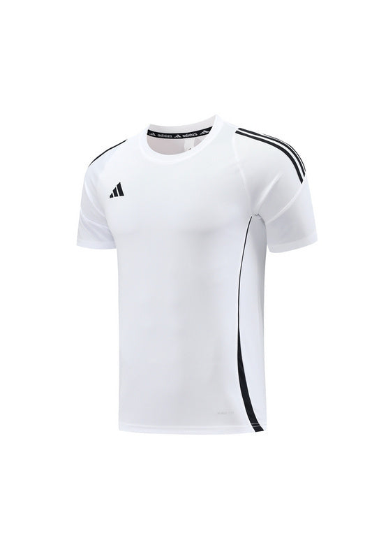 Conjunto Adidas Climacool Masculino - Bermuda Preta e Camisa Branca