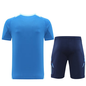 Conjunto Adidas Masculino Bermuda e Camisa Azul