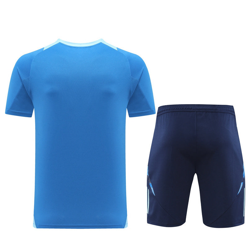 Conjunto Adidas Masculino Bermuda e Camisa Azul