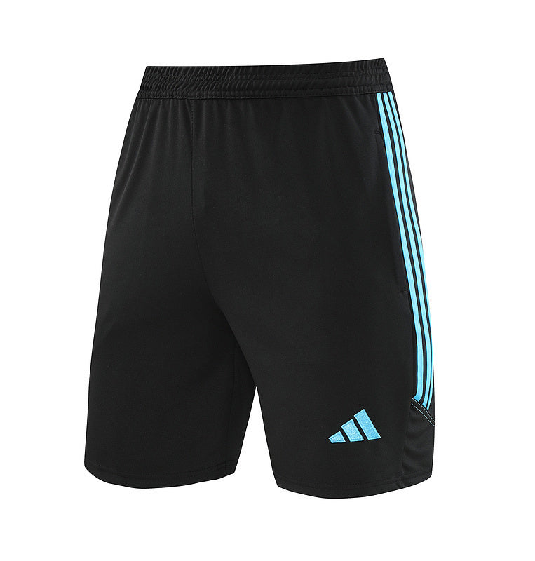 Conjunto Adidas Masculino Bermuda e Camisa Preta e Azul