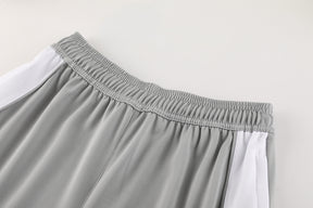 Conjunto Adidas Climacool Masculino - Bermuda e Camisa Cinza Com Branco