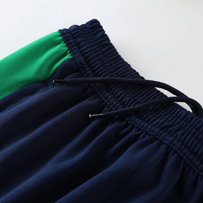 Conjunto Puma Masculino Camisa e Bermuda Azul Marinho e Verde