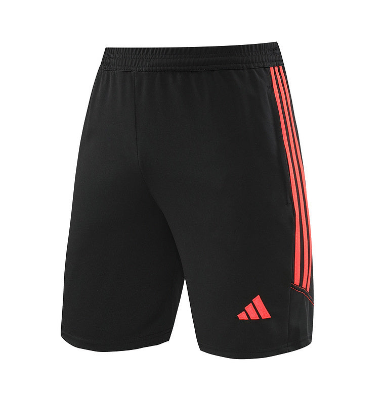 Conjunto Adidas Masculino Camisa Laranja e Bermuda Preta