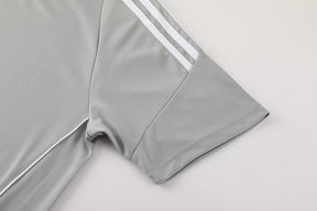 Conjunto Adidas Climacool Masculino - Bermuda e Camisa Cinza Com Branco