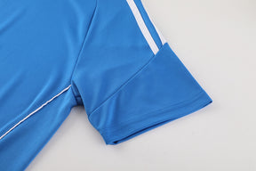 Conjunto Adidas Climacool Masculino - Bermuda e Camisa Azul Claro Com Branco