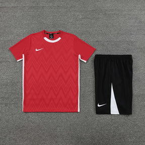 Conjunto Nike Camisa e Bermuda Vermelho e Preto