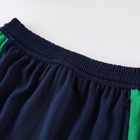 Conjunto Puma Masculino Camisa e Bermuda Azul Marinho e Verde