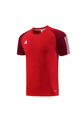 Conjunto Adidas Masculino Camisa Vermelha e Bermuda Preta