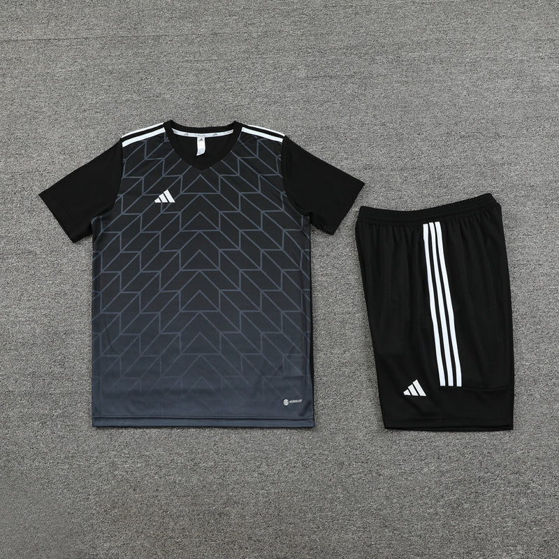 Conjunto Adidas Masculino Bermuda e Camisa Preto
