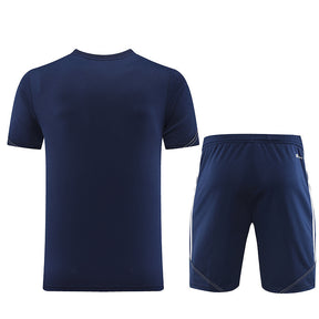 Conjunto Adidas Masculino Bermuda e Camisa Azul Marinho