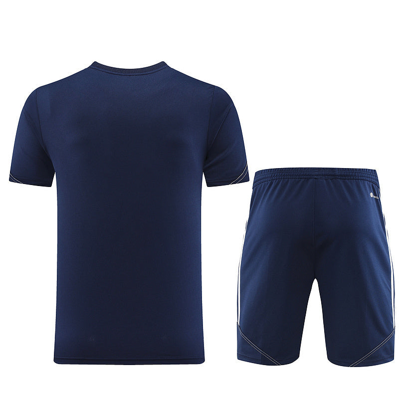 Conjunto Adidas Masculino Bermuda e Camisa Azul Marinho