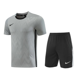 Conjunto Nike Camisa e Bermuda Cinza e Preto
