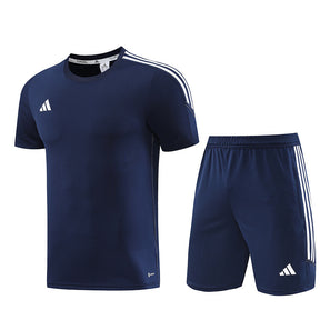 Conjunto Adidas Masculino Bermuda e Camisa Azul Marinho