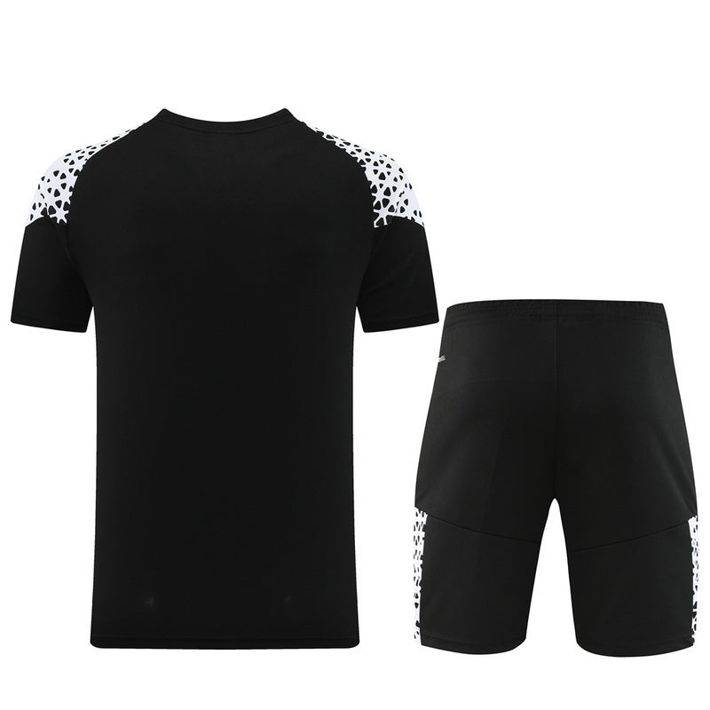 Conjunto Puma Masculino Camisa e Bermuda Preto e Branco