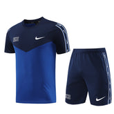 Conjunto Nike Repeat Masculino Bermuda e Camisa Masculino Azul