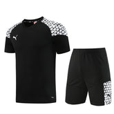 Conjunto Puma Masculino Camisa e Bermuda Preto e Branco