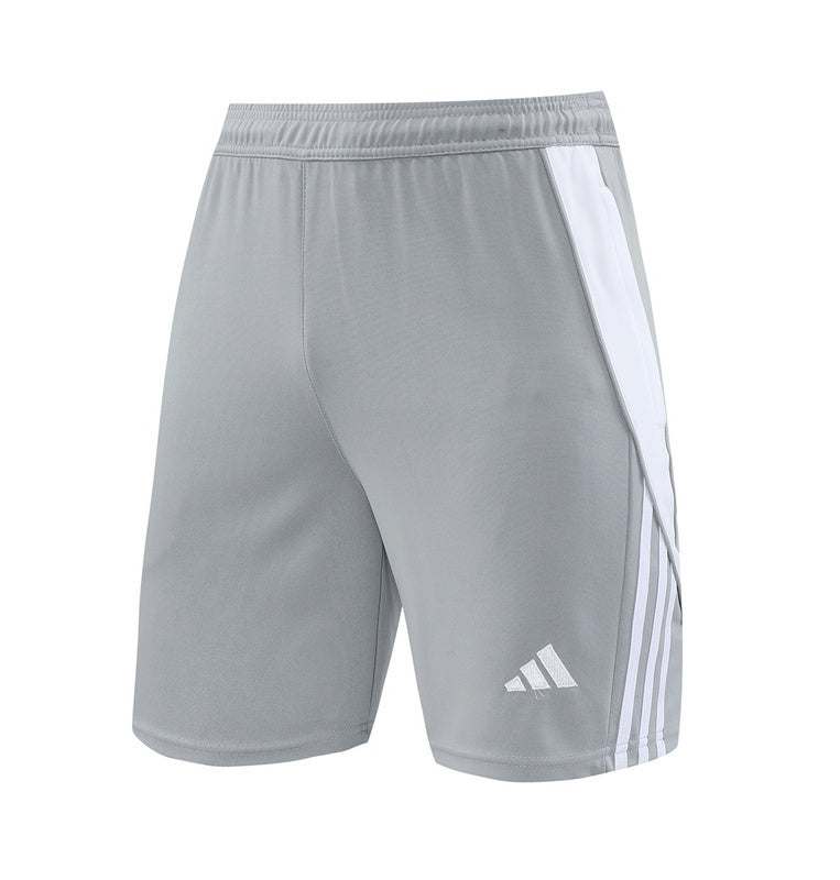 Conjunto Adidas Climacool Masculino - Bermuda e Camisa Cinza Com Branco