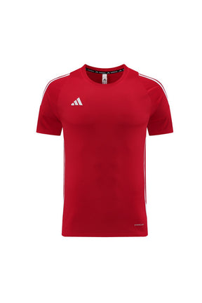 Conjunto Adidas Climacool Masculino - Bermuda Preta e Camisa Vermelha