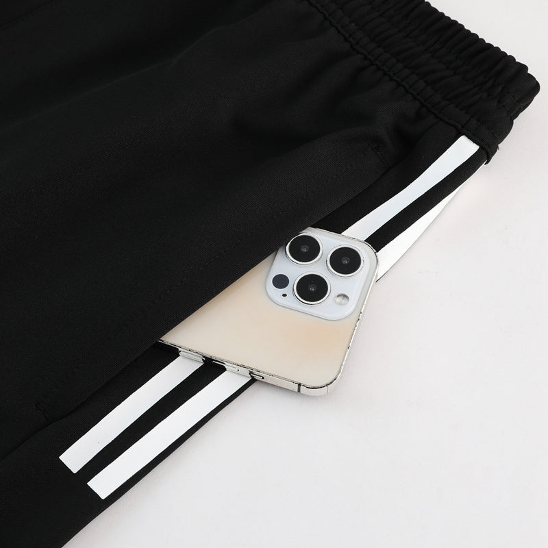 Conjunto Adidas Masculino Camisa Vermelha e Bermuda Preta
