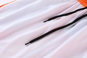 Conjunto Nike Masculino Camisa e Bermuda Laranja e Branco