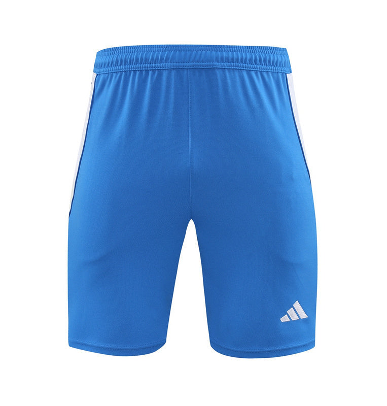 Conjunto Adidas Climacool Masculino - Bermuda e Camisa Azul Claro Com Branco