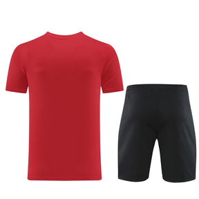 Conjunto Nike Camisa e Bermuda Vermelho e Preto