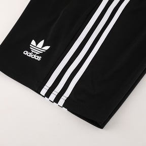 Conjunto Adidas Masculino Camisa Branco e Bermuda Preto