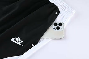 Conjunto Nike Masculino Camisa e Bermuda Preto e Branco